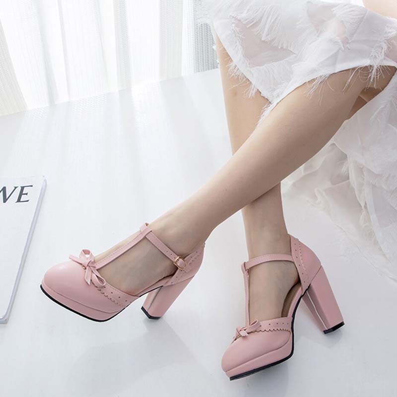 chaussures roses annees 50 femme 794