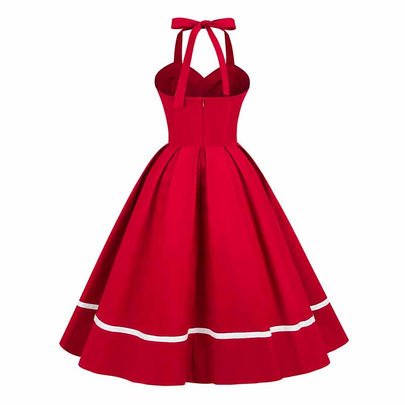 robe rouge vintage 361